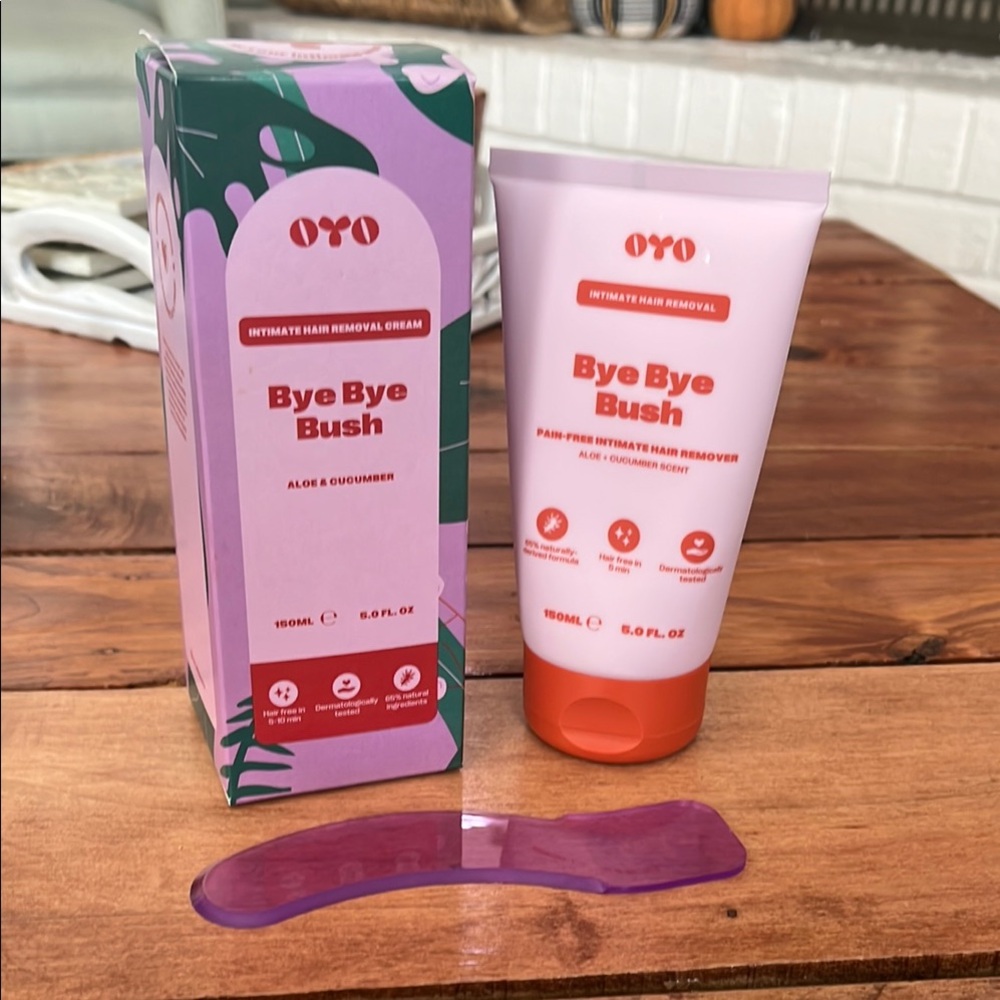 Bye Bye Bush Hair Removal Cream - Pink